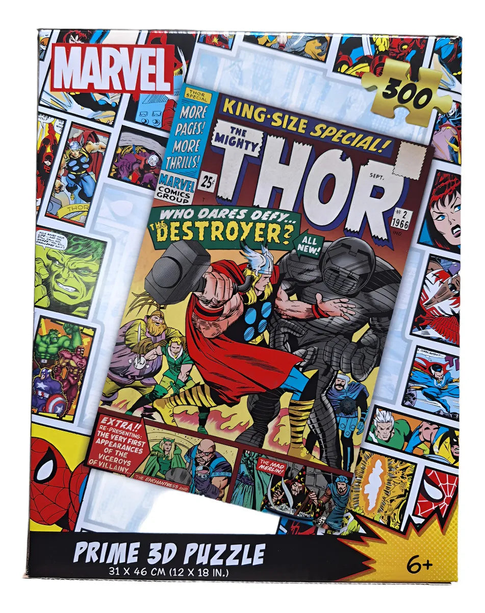 Puzzle Rompecabezas 300 Piezas De Marvel En 3D