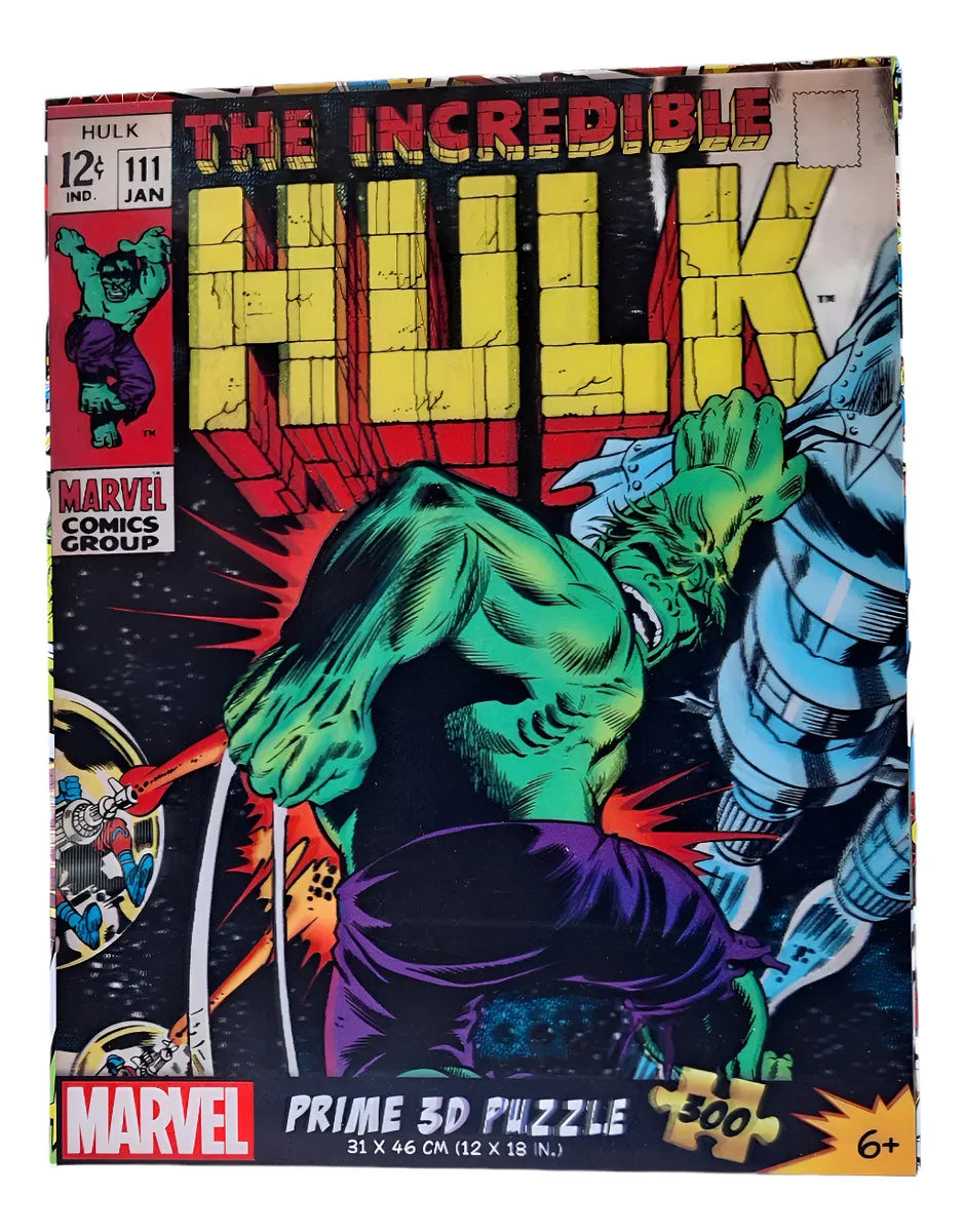 Puzzle Rompecabezas 300 Piezas De Marvel En 3D