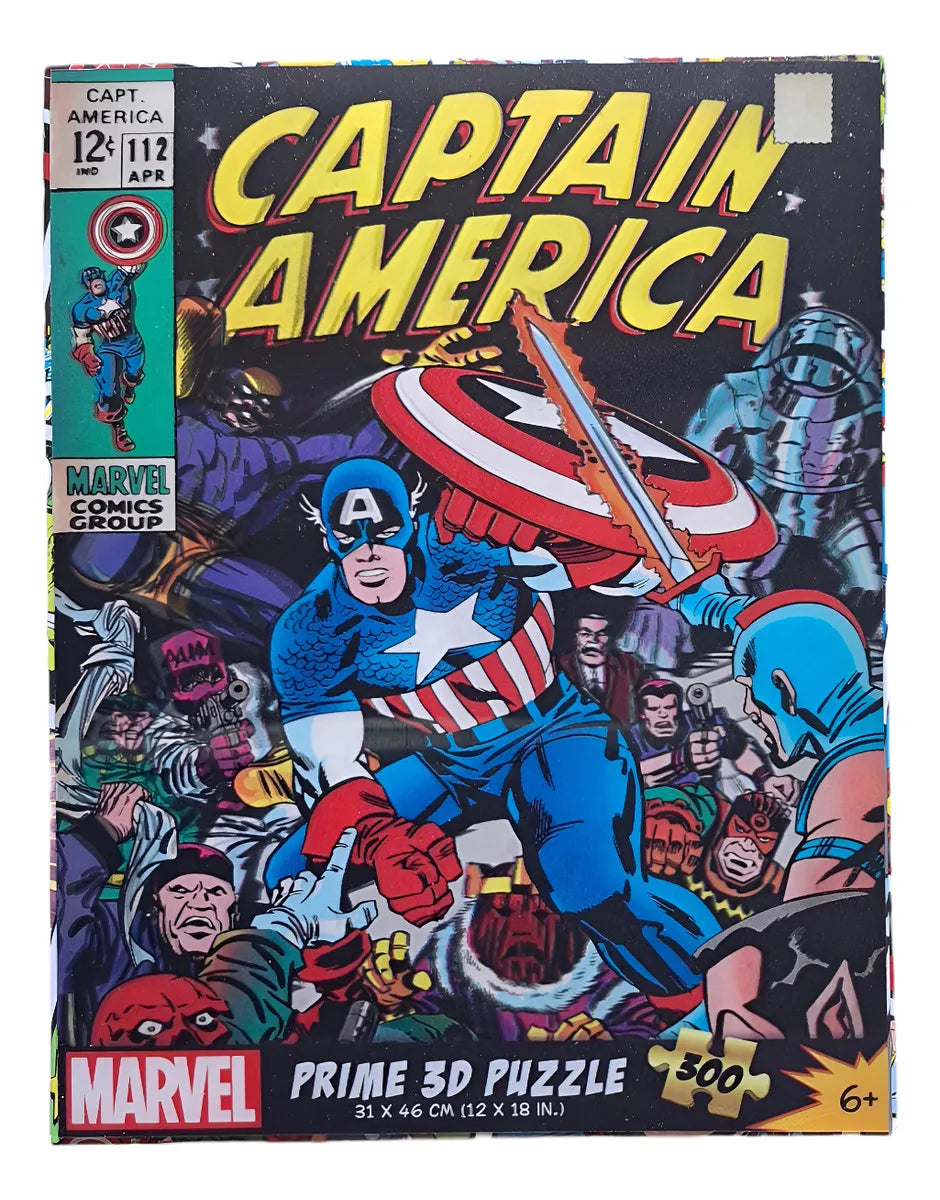 Puzzle Rompecabezas 300 Piezas De Marvel En 3D