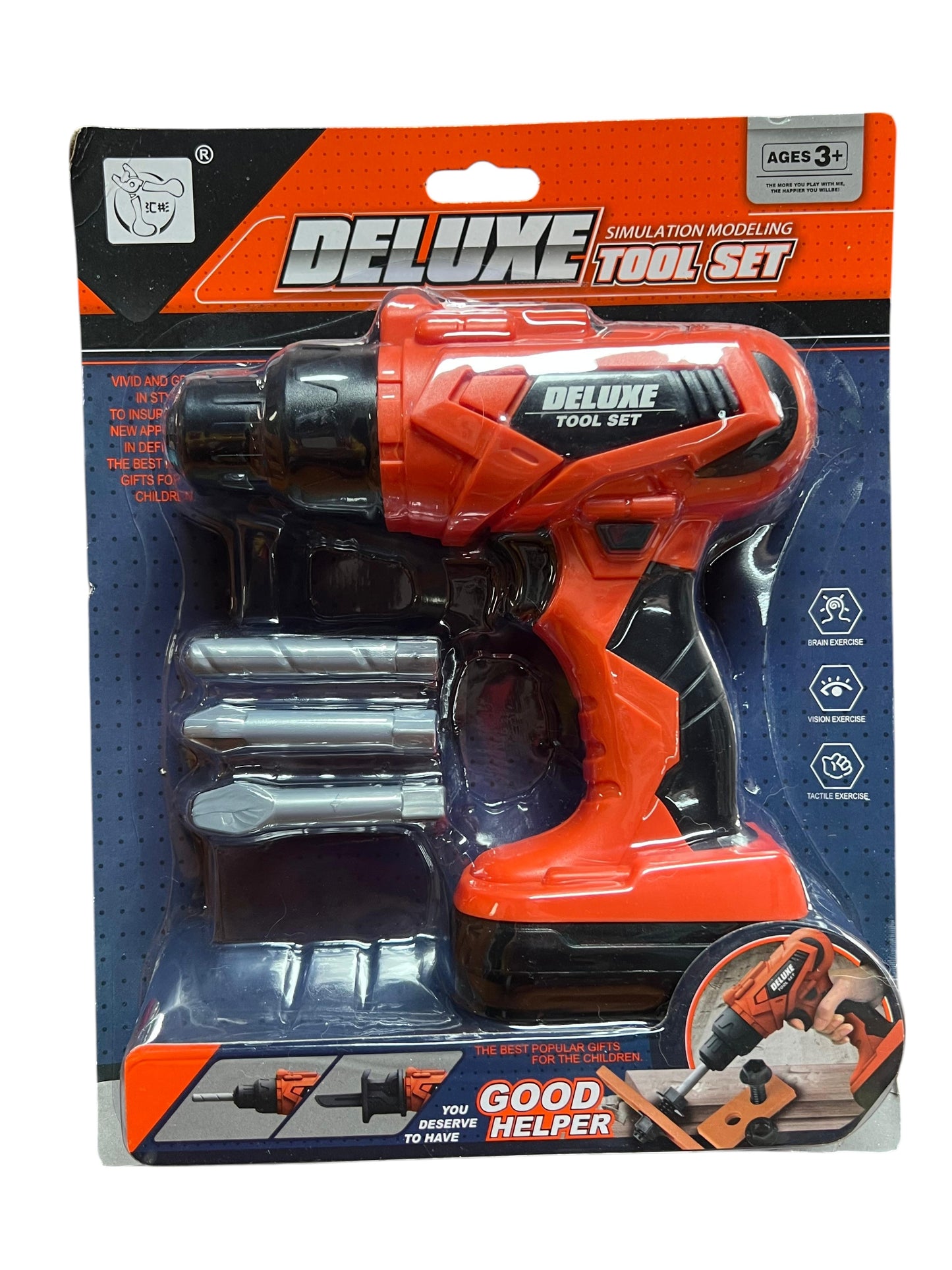 Taladro de Juguete Deluxe Tool Set – Juego de Herramientas para Niños