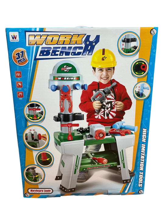 Banco de Trabajo Infantil 37 Piezas – Work Bench Tools Buddy