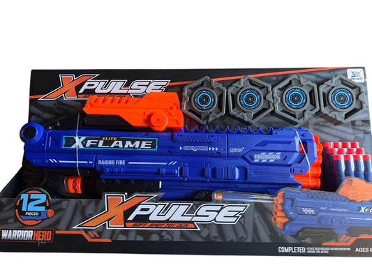 Pistola Lanzadardos XFLAME XPULSE – Diversión y Precisión