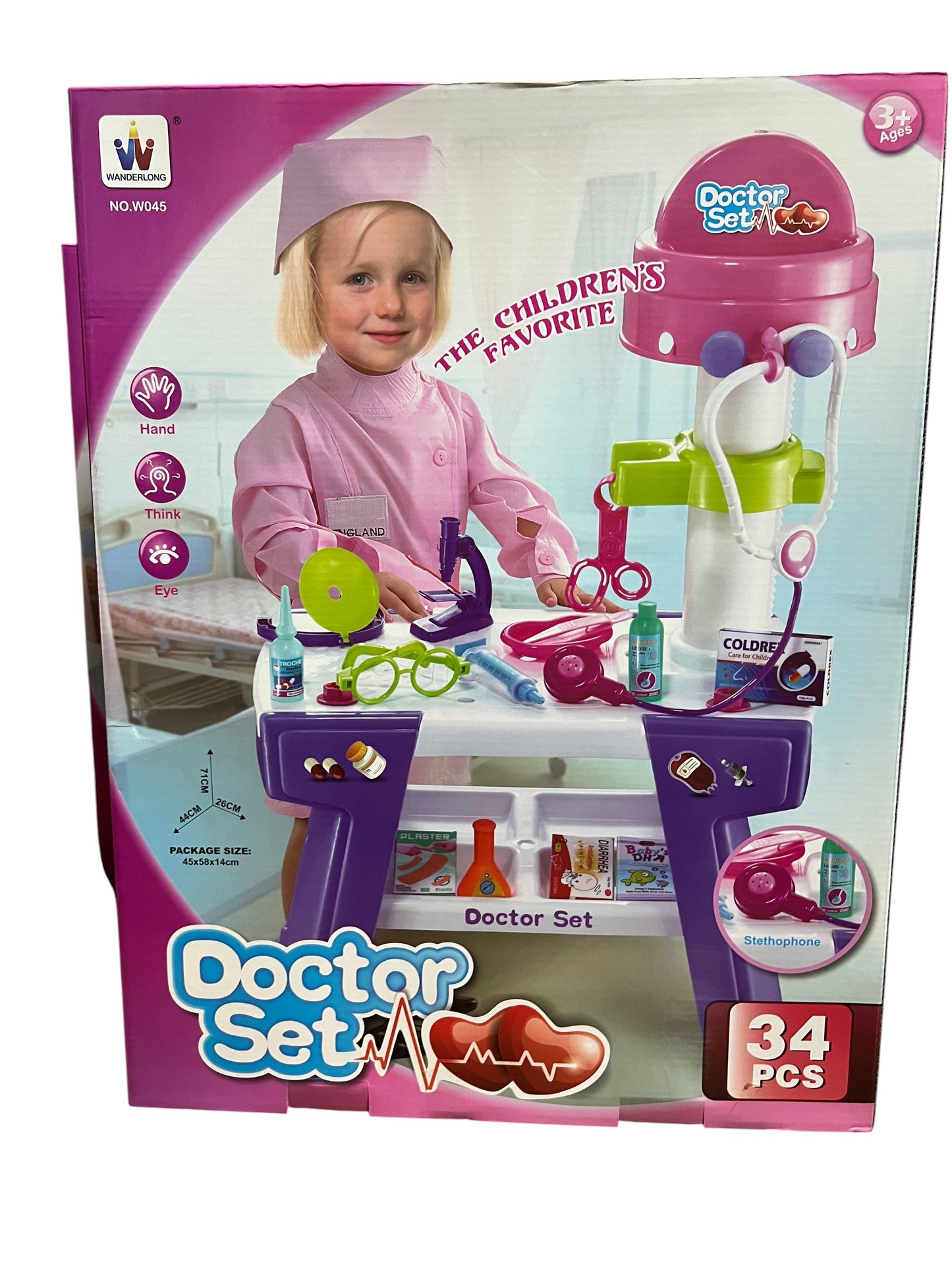 Set de Doctora Infantil – 34 Piezas de Juego Educativo